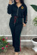 Black Casual Street Stripe Letters Patchwork Zipper Hooded Long Sleeve Two Pieces