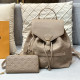 Pink Casual Daily Letters Draw String Embossed Bags