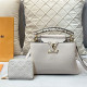 White Daily Letters Patchwork Adjustable Bags