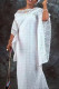 White Casual Solid Color Hollow Out Patchwork Off Shoulder Long Dresses