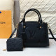 Black Casual Street Letters Patchwork Embossed Bags