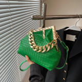 Pink Daily Patchwork Chains Bags
