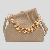 Pink Daily Patchwork Chains Bags
