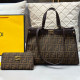 Brown Casual Daily Letters Patchwork Contrast Bags
