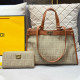 Khaki Casual Street Letters Patchwork Contrast Bags