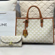 White Casual Vacation Letters Patchwork Contrast Bags
