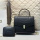Black Daily Celebrities Solid Color Patchwork Metal Accessories Trim Bags