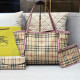 Pink Casual Street Plaid Patchwork Contrast Bags