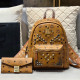 Orange Casual Daily Letters Patchwork Metal Accessories Trim Zipper Bags