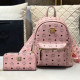 Pink Casual Street Letters Patchwork Zipper Bags