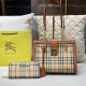 Orange Casual Street Plaid Patchwork Chains Contrast Bags