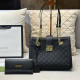 Black Casual Street Letters Patchwork Chains Embossed Bags