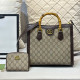 Khaki Casual Street Letters Patchwork Zipper Bags