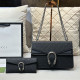 Black Casual Daily Letters Patchwork Chains Embossed Bags