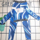 Blue Sportswear Print Patchwork Swimwears