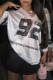 White Casual Digital Print Lace Patchwork V Neck T-Shirts