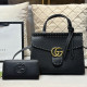 Black Casual Daily Solid Color Metal Accessories Trim Bags