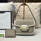 White Casual Street Letters Patchwork Contrast Adjustable Bags