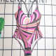 Rose Red Sexy Print Patchwork Backless Swimwears