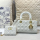 White Casual Daily Solid Color Patchwork Metal Accessories Trim Texture Bags