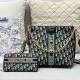 Black Casual Street Letters Embroidered Patchwork Chains Bags