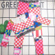 Pink Sportswear Print Patchwork Swimwears
