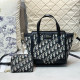 Black Casual Daily Letters Embroidered Patchwork Contrast Bags