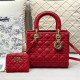 Red Casual Daily Solid Color Patchwork Texture Bags