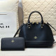 Black Casual Daily Solid Color Patchwork Zipper Bags