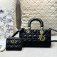 Black Casual Daily Solid Color Patchwork Metal Accessories Trim Texture Bags