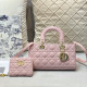 Pink Casual Daily Solid Color Patchwork Metal Accessories Trim Texture Bags