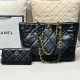 Black Casual Street Solid Color Patchwork Chains Bags