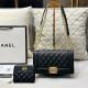 Black Casual Street Solid Color Patchwork Chains Texture Bags