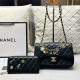 Black Casual Street Solid Color Patchwork Metal Accessories Trim Chains Bags