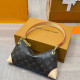 Brown Casual Street Letters Patchwork Zipper Contrast Bags