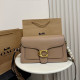Deep Pink Casual Daily Solid Color Patchwork Metal Accessories Trim Adjustable Bags