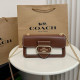 White Brown Casual Street Solid Color Patchwork Metal Accessories Trim Contrast Bags