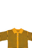 Red Casual Stripe Buckle Patchwork Turndown Collar Half Sleeve Two Pieces