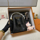 Black Casual Daily Letters Patchwork Zipper Embossed Bags
