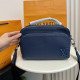 Dark Blue Casual Daily Solid Color Patchwork Zipper Bags
