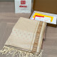 Apricot Casual Sportswear Polka Dot Letters Fringed Trim Weave Contrast Bags