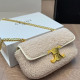 Apricot Sexy Daily Solid Color Patchwork Fluffy Bags
