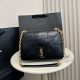 Black Casual Street Solid Color Metal Accessories Trim Chains Texture Bags