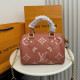 Powder White Casual Daily Letters Patchwork Contrast Embossed Bags