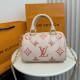 White Pink Casual Daily Letters Patchwork Contrast Embossed Bags