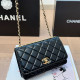 Black Casual Daily Solid Color Buttons Metal Accessories Trim Texture Bags