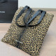 Leopard Print Casual Daily Leopard Patchwork Contrast Bags