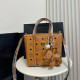 Orange Casual Street Letters Patchwork Contrast Bags
