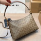 Light Brown Casual Street Letters Patchwork Zipper Contrast Adjustable Bags