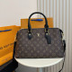 Black Brown Casual Street Letters Patchwork Zipper Contrast Bags